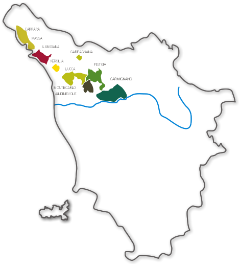 Urlo del vino - Toscana zone produttive